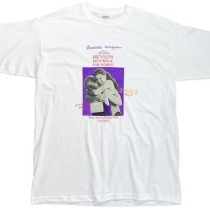 Vintage Revlon Walk For Women T Shirt (Size XL) NWOT